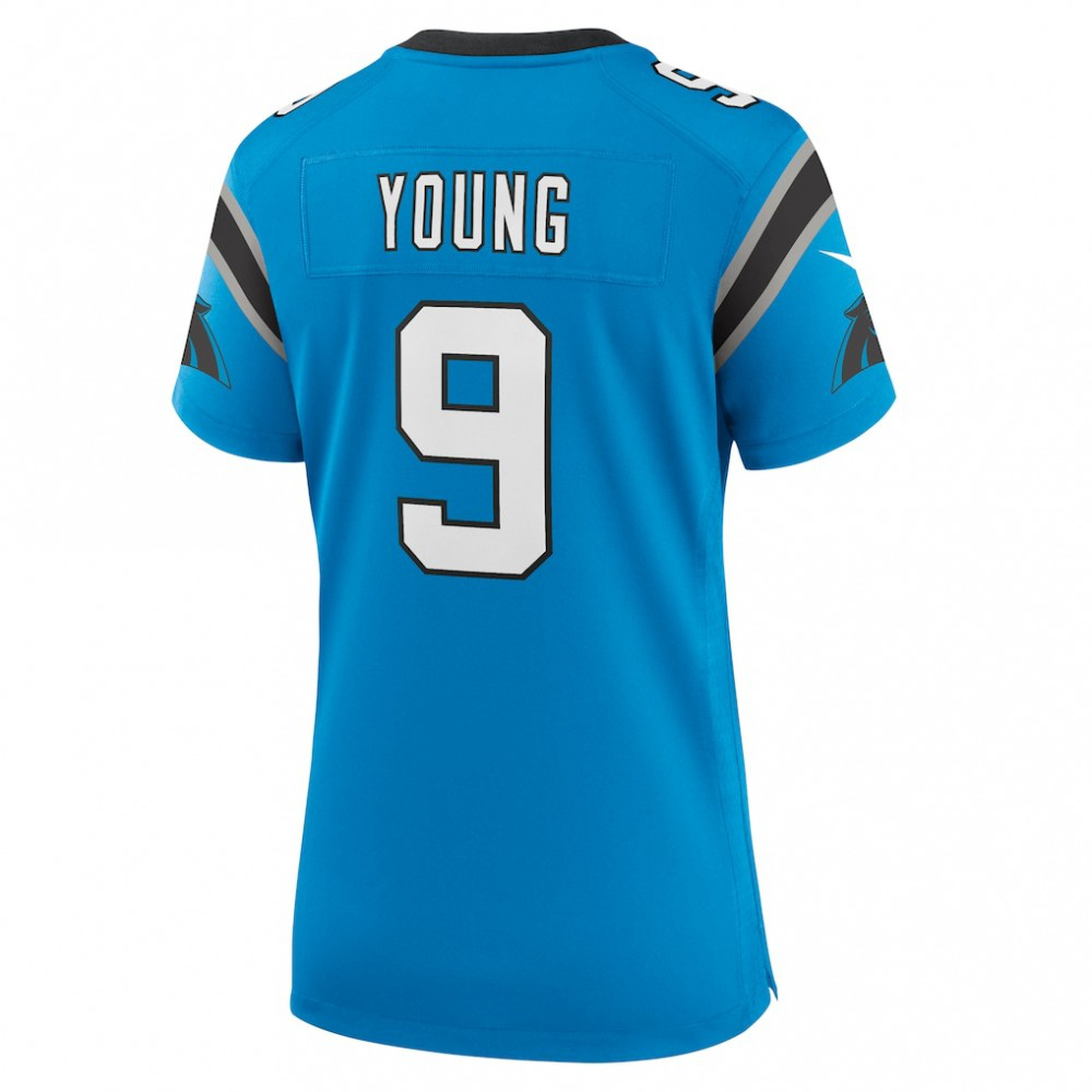 Bryce Young Carolina Panthers Nike Women's Player Jersey - Blue-GridironStore